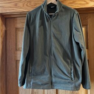 Lands' End Olive Fleece Jacket